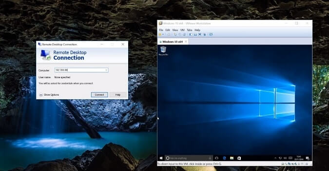 Windows Remote Desktop Connection