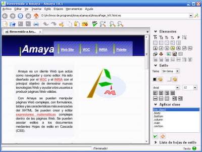 Amaya-web-editor