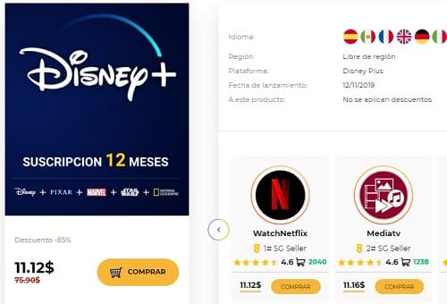 Disney Plus oferta