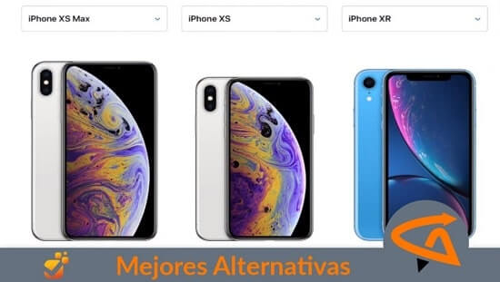 alternativas iphone xr, xs