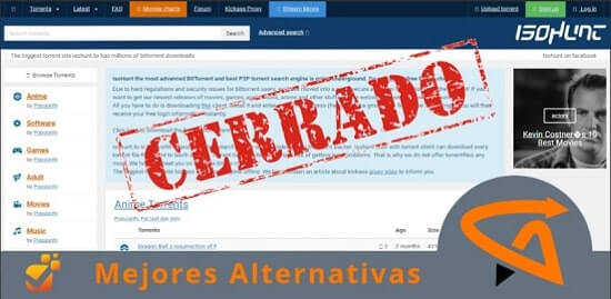 páginas de descarga de torrent tipo isohunt