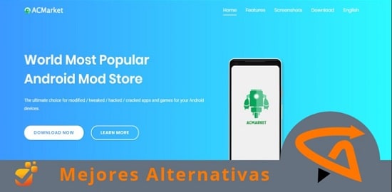 portales alternativos para descargar apps similares a acmarket